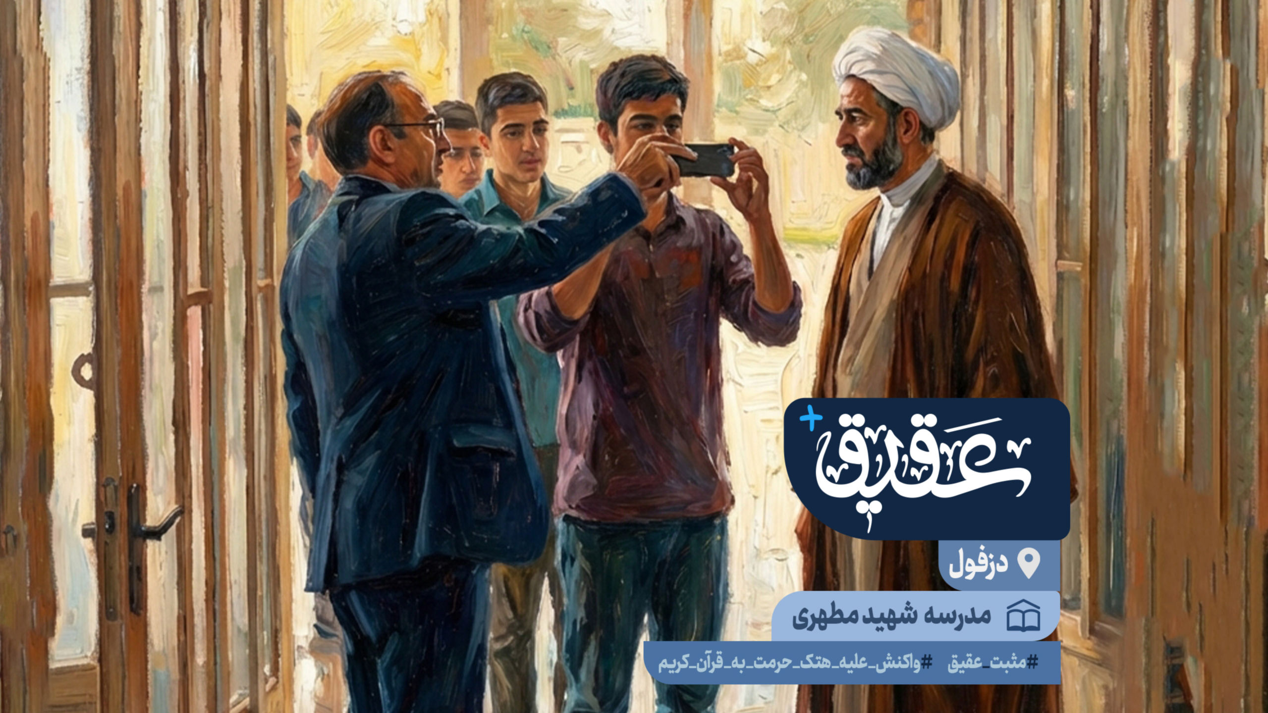 وقتی  که بچه ها پیش از امتحان درسی ؛ امتحان ایمان را گذراندند